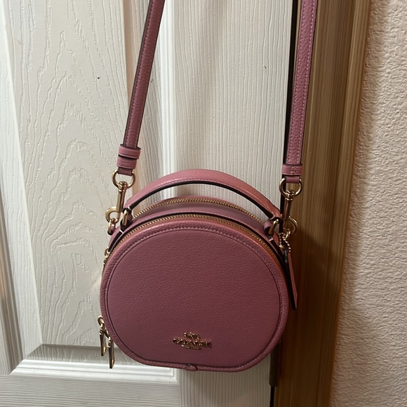 Coach Pink Round Crossbody Bag - Picture 13 of 14